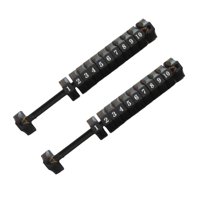 Magideal - 2X Marcador De Futbolín, 10 Números, Contador De Puntuación De Futbolín, Unidad De Puntuación Para Sala De Juegos, Accesorios Para Máquinas De Fútbol Estilo B