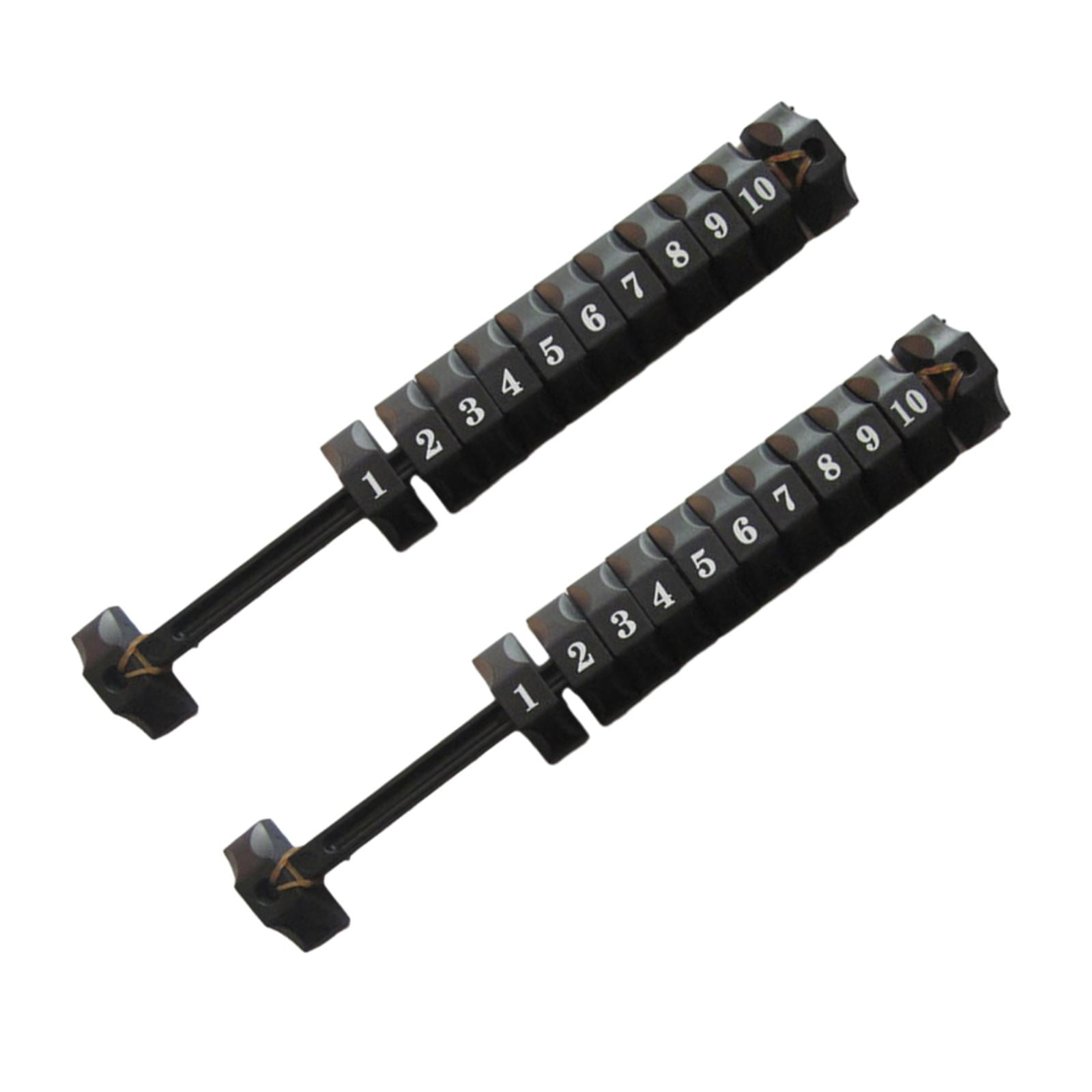 Magideal - 2x Marcador De Futbolín, 10 Números, Contador De Puntuación De Futbolín, Unidad De Puntuación Para Sala De Juegos, Accesorios Para Máquinas De Fútbol Estilo B