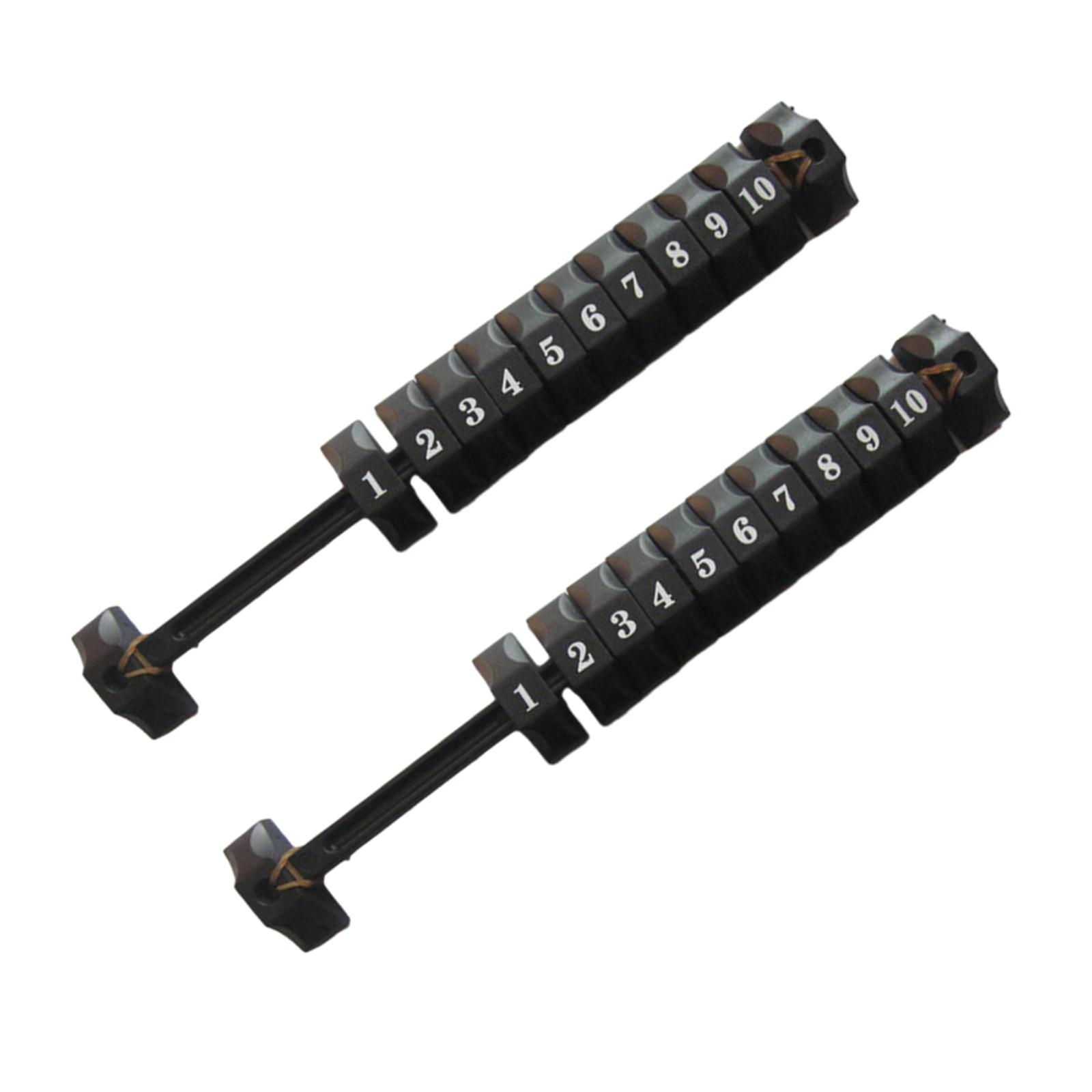 Magideal - 2X Marcador De Futbolín, 10 Números, Contador De Puntuación De Futbolín, Unidad De Puntuación Para Sala De Juegos, Accesorios Para Máquinas De Fútbol Estilo B