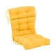 thumbnail image 1 of Cojín para silla Blazing Needles, asiento y respaldo de sarga, capitoné, puesta de sol, 1 of 2