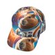 thumbnail image 2 of Capybara Gorra de Béisbol para Hombres, Mujeres y Niños, Gorra Clásica de Visera Plana, Gorra Hip Hop Trucker, Snapback Ajustable, 2 of 5