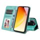 thumbnail image 5 of Funda tipo cartera FOXDOCK para Vivo V25 5G , diseño girasol en relieve, cuero PU, cierre magnético, soporte y tarjetero, 5 of 5