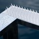 thumbnail image 5 of Tiras antipalomas con púas Touri, 24 unidades, PVC transparente para exterior, 5 of 6
