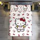 thumbnail image 2 of White Red Hello Kitty Comforter Set Soft 3 Pcs Twin Bedding Sets Thicken for All Season, 2 of 5