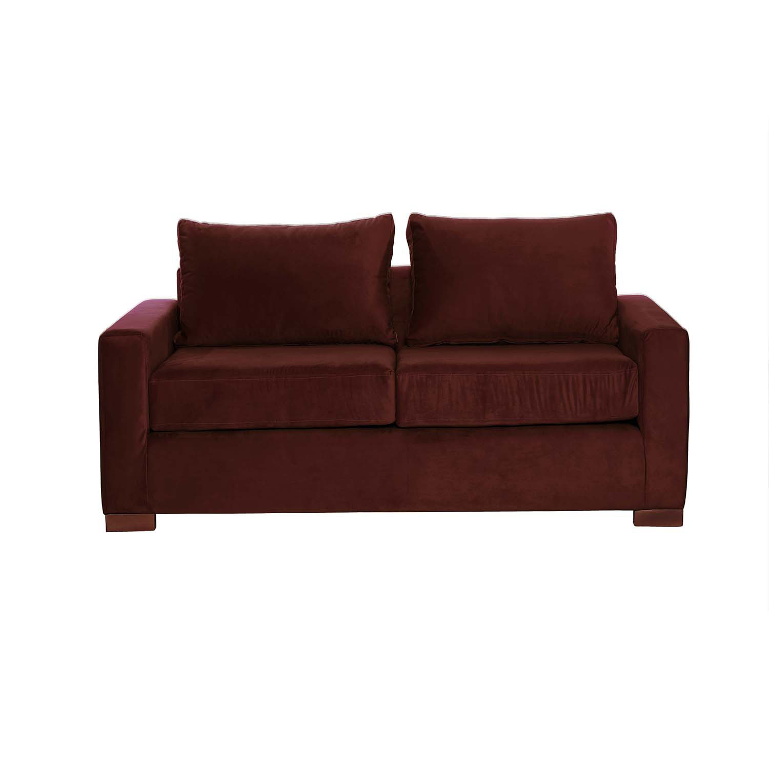 Latam Home - Sofa Livorno 2 C Tela Velvet Chocolate