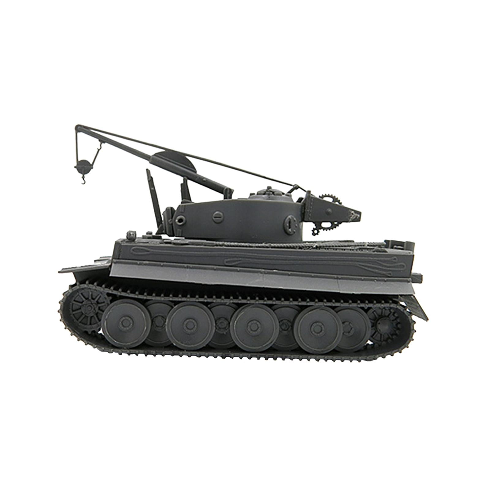 Magideal - Kits De Modelos De Tanque A Escala 1:72, Modelo De Tanque De Vehículo, Juguete Diy, Colección De Escenas De Mesa De Simulación Para Niños, Niñas, Adul Tanque De Reparación De Tigre
