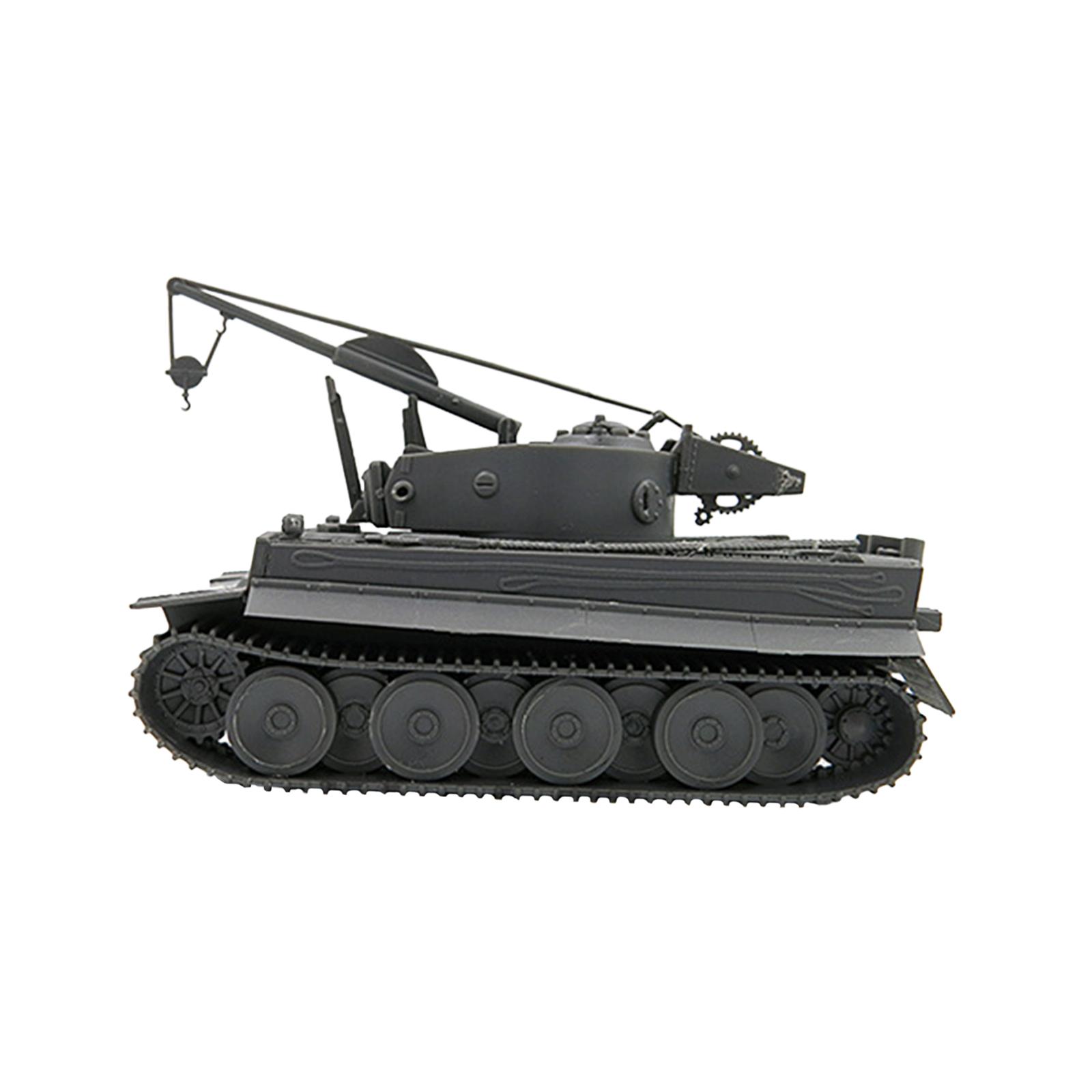 Magideal - Kits De Modelos De Tanque A Escala 1:72, Modelo De Tanque De Vehículo, Juguete Diy, Colección De Escenas De Mesa De Simulación Para Niños, Niñas, Adul Tanque De Reparación De Tigre