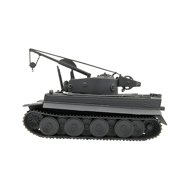 Kits de modelos de tanque a escala 1:72, modelo de tanque de vehículo, juguete DIY, colección de escenas de mesa de simulación para niños, niñas, adul Tanque de reparación de tigre