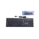 thumbnail image 2 of Teclado Alambrico USB 105 Teclas Negro SPK6224, 2 of 5
