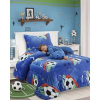 Imac Hogar - Plumón Cubrecama Chiporro Plaza Y Media Extra Cálido Invierno Premium