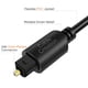 thumbnail image 2 of Cable óptico Toslink CableCreation de 50 pies con conectores bañados en oro, 2 of 3