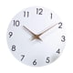 thumbnail image 3 of Reloj De Pared Silencioso Minimalista Arte De La Pared Decoración Para Cocina Hotel Cocina Isla Blanco, 3 of 3