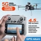 thumbnail image 2 of Drone GPS QAONIE K19 con controlador de pantalla de 4.5 pulgadas, 2 baterías, 2 of 6