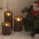 thumbnail image 5 of Velas LED CANDLE CHOICE Pack de 3 Marrón 7,5-15 cm, 5 of 5