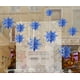 thumbnail image 1 of Adornos colgantes de copos de nieve para Navidad, 6 guirnaldas de copos de nieve 3D brillantes, grandes copos de nieve blancos para Navidad, fiestas de Año Nuevo, decoración del hogar., 1 of 8