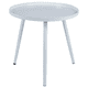 thumbnail image 1 of Mesa Lateral Auxiliar Centro Metalica Redonda 42x42x45cm Blanca, 1 of 3