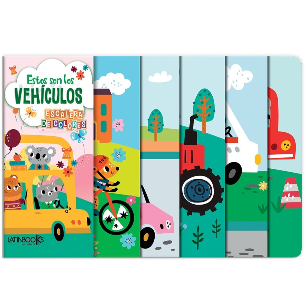 Zig-zag - Libro Escalera De Colores - Estos Son Los Vehículos