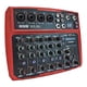 thumbnail image 2 of Consola Mixer Con Interfaz USB NVK I08BT Rojo - PB-F2, 2 of 3