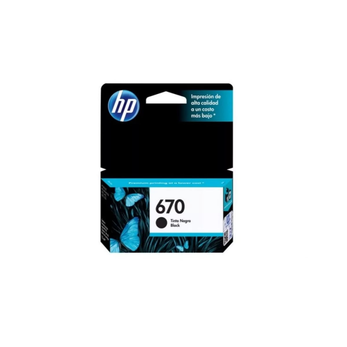 Cartucho Hp 670 Negro Original