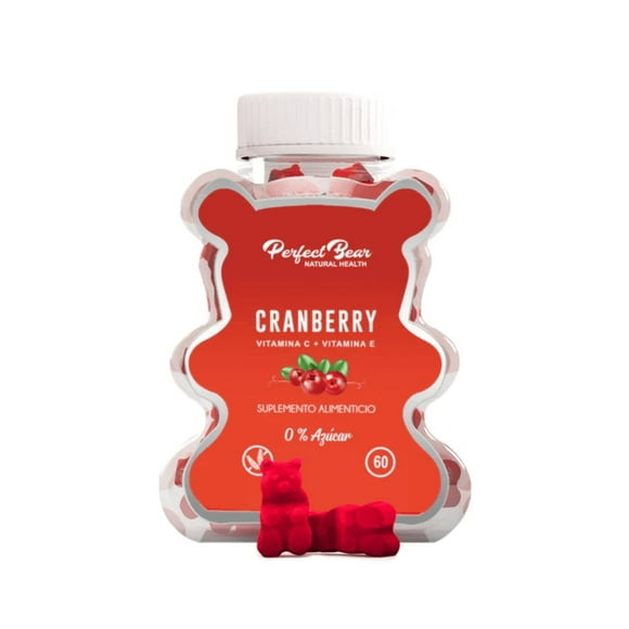 Cranberry Vitamina C + E Suplemento 60 Gomitas