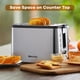 thumbnail image 3 of Tostadora Mecity para 2 Rebanadas Acero Inoxidable 800W Temporizador Bagel, 3 of 4