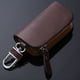 thumbnail image 1 of Premium Genuine Leather Remote Car Key Case - Key Fob Protector and Keychain Holder with Zipper Bag for Car Accessories, 1 of 3