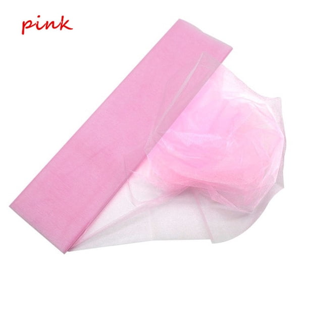 1 Roll, Pure Crystal Transparent Tulle Wedding Dress Tulle Transparent Yarn Tulle Element Flower Door Party Decoration Flower Cloth Roll