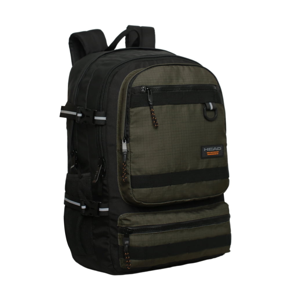 Mochila Expedition 40 Litros Cuadros Verde Head