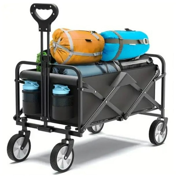 Carrito Plegable Todo En Uno: Perfecto Para Camping Y Picnic