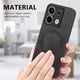thumbnail image 5 of Magnetic Slim Case for Xiaomi Redmi Note 13 Pro 5G with Camera Guard & Anti-Scratch Back Black, 5 of 6