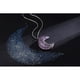 thumbnail image 2 of Collar HESHPAWS Crescent Moon Natural Crystal Stone Tree of Life 24 in Rosa, 2 of 3