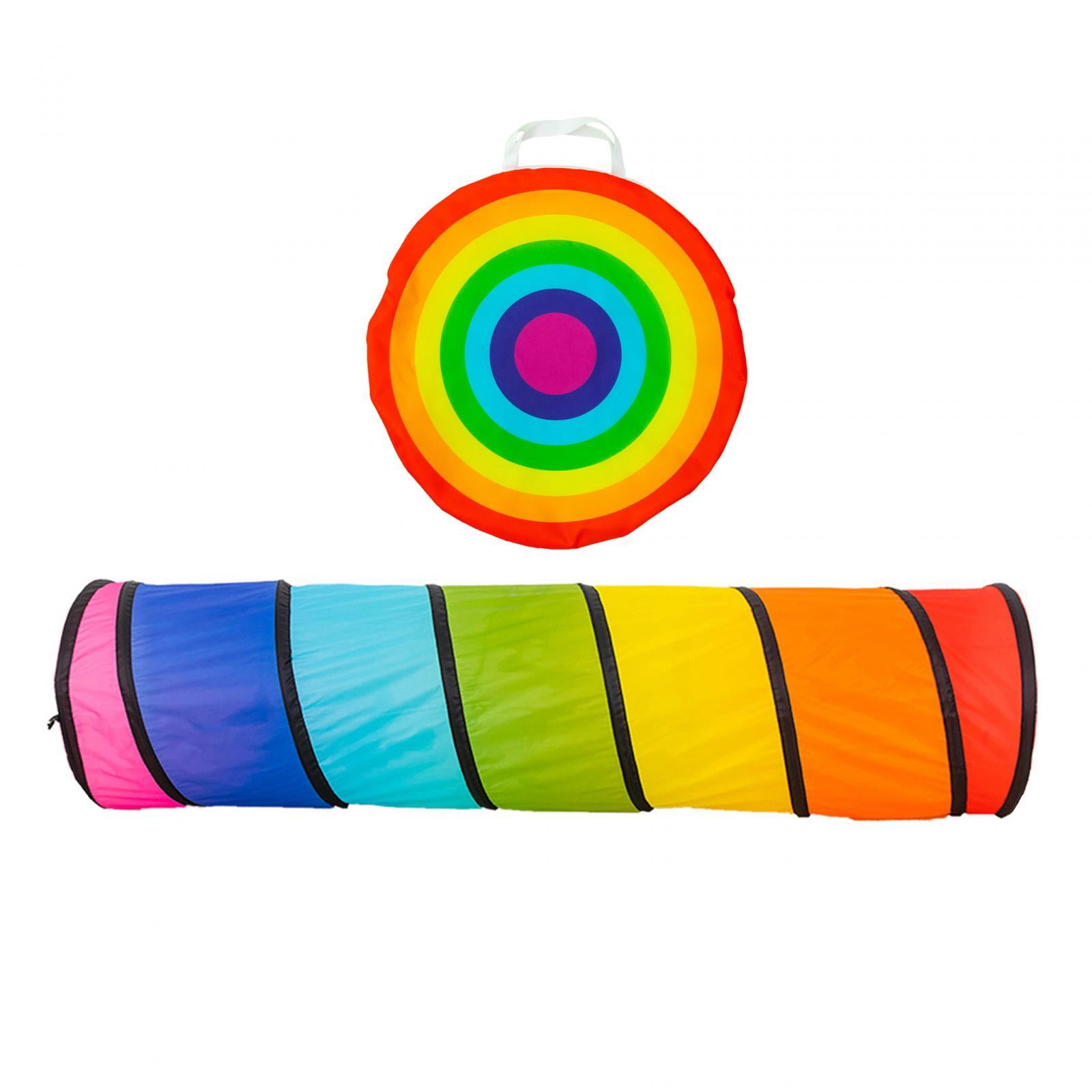 Magideal - Los Niños Juegan La Carpa De Túnel, El Juego Portátil, La Colorida Carpa Del Túnel De Los Niños Plegables Para Los Niños Para Los Niños Del Interior D Con Bolso