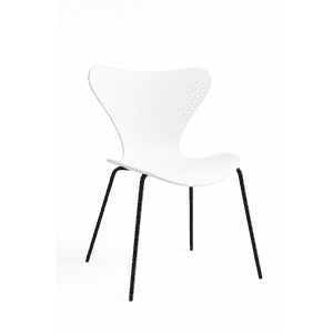 Habita2 Chile - Silla Jlove Pp Black - Blanco