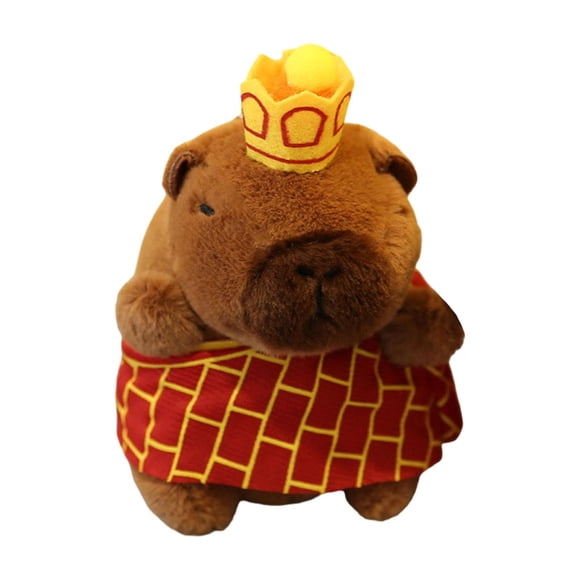 Carpincho Bolso Colgante Dibujos Animados Decoración Del Hogar Capibara Peluche Para Niños Batas Rojas