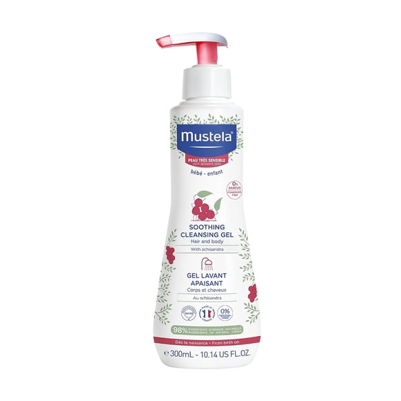 Mustela Baby Soothing Cleansing Gel Fragrance-Free Hair