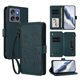 thumbnail image 1 of Funda Cartera Mariposa para [Motorola Moto G Stylus 2025 5G] con Soporte y Cremallera Verde oscuro, 1 of 6