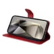 thumbnail image 4 of Funda Billetera para Samsung Galaxy S25 Ultra con Porta Tarjetas y Soporte Ajustable Rojo, 4 of 5
