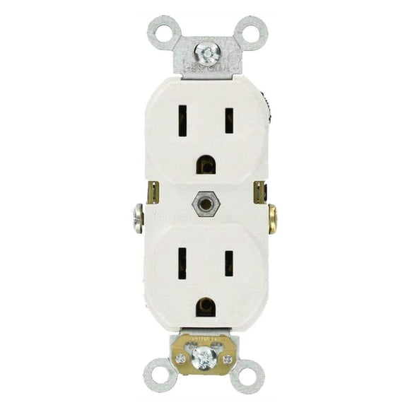 Salida dúplex Leviton M22-CBR15-WMP Prograde de 15 amperios (paquete de 10)