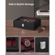 thumbnail image 3 of Watch Box SONGMICS de 10 ranuras con tapa de cristal y cojines para relojes, 3 of 6