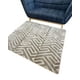 thumbnail image 2 of Alfombra Living Diseño Elegante 160x200cm Beige Oscuro, 2 of 4