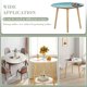 thumbnail image 3 of Fuera del nido-theme Fitted Round Tablecloths Elastic Edged Table Covers Waterproof Table Cloth for Kitchen Holiday Party Tables Decor 150cm, 3 of 6