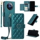 thumbnail image 1 of Funda tipo billetera FOXDOCK para Realme Narzo 70 5G – Tapa abatible con correa para mujer, 1 of 5