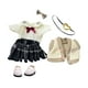 thumbnail image 3 of Ropa Para Muñecas 15cm Con Zapatos Falda A Cuadros DIY Para Muñecas Juguete Lindo Traje Ropa Para Muñecas Negro, 3 of 3