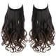 thumbnail image 1 of Xiao Hua Extensión de Cabello con Alambre de Línea de Pesca invisible, Fibra Sintética Larga Ondulada Rizada, Extensión de Cabello Estilo Diadema Ajustable, 16 Pulgadas, 1 Pieza, Estilo J, 1 of 4