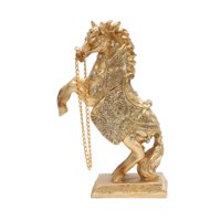 Magideal - Estatua De Caballos De Pie, Figura Animal Simulada, Colecciones, Decoración De Mesa, Escultura De Caballos Hecha De Resina Sintética Para Balcón, Dorm Hacia La Izquierda