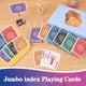 thumbnail image 5 of Cartas de juego Wkchxd, paquete de 12, tamaño póker jumbo, impresión grande, 5 of 8