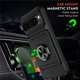 thumbnail image 3 of Para Google Pixel 11 / 11 Pro Funda de Teléfono con Soporte de Anillo para Dedo y Pata de Apoyo, Ranuras para Tarjetas, Resistente a Golpes de Alta Resistencia, Protectora Resistente Que Funciona, 3 of 7