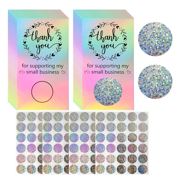 Tarjetas rasca y gana INKNOTE 120 piezas 9 cm × 5 cm