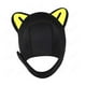thumbnail image 1 of Gorro Con Capucha Para Buceo Con Orejas De Gato, Gorro Encantador Para Surfear, Para Navegar, Kayak, Canoa, Oreja Amarilla Negra S, 1 of 3
