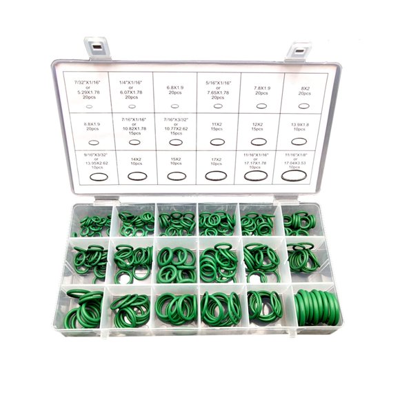 Kit de Anillos en O POVAST 270 piezas para sellos de aire acondicionado